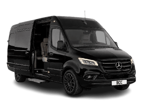 Luxury Sprinter chauffeur vehicle available in Bristol
