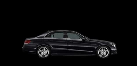 Black Mercedes-Benz E-Class chauffeur car in Bristol