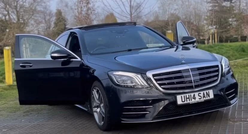 Mercedes E-Class boot space for airport luggage