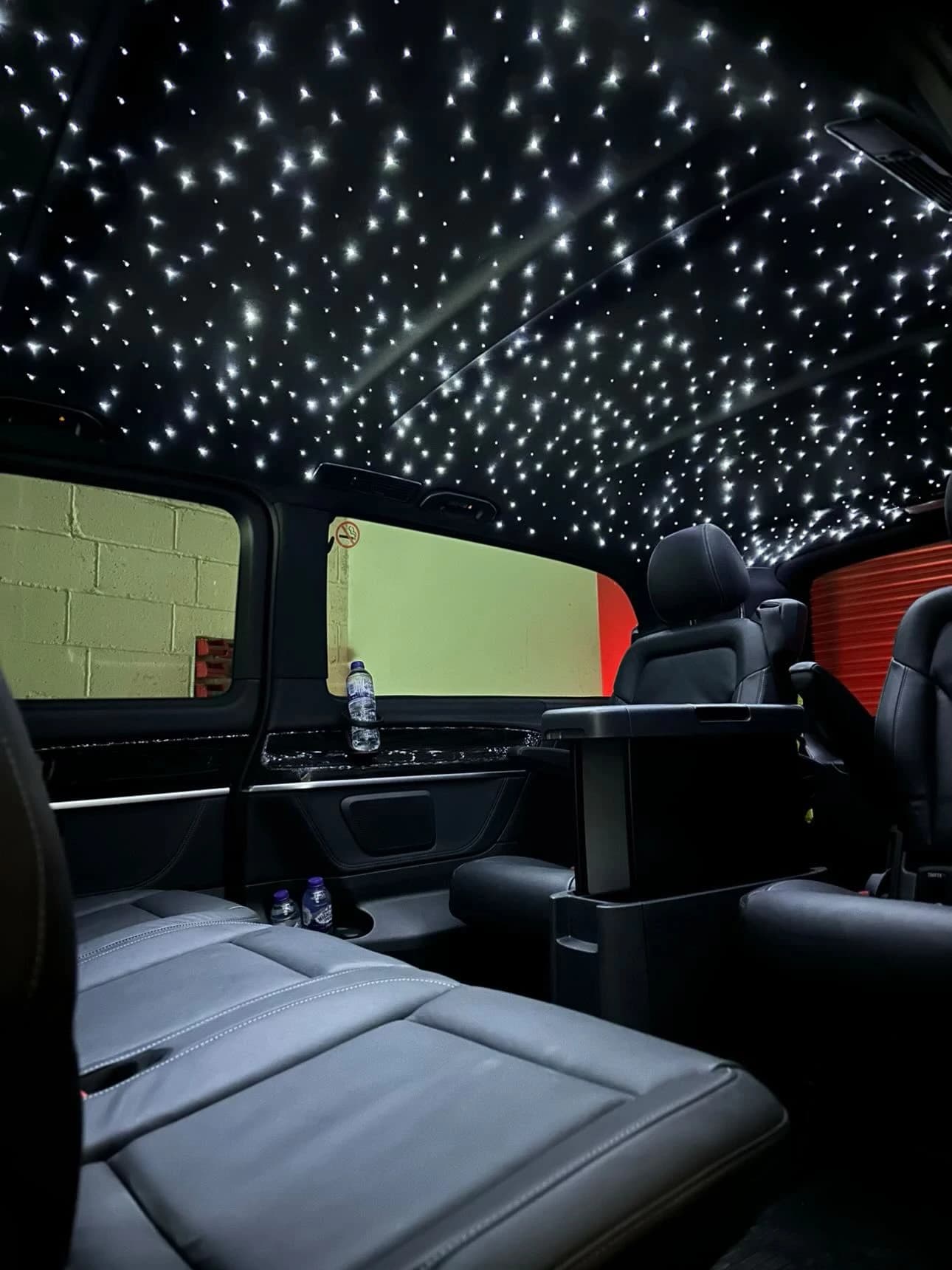 Mercedes V-Class rear cabin interior