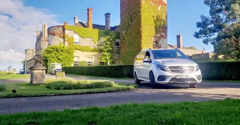Mercedes V-Class chauffeur hire professional service