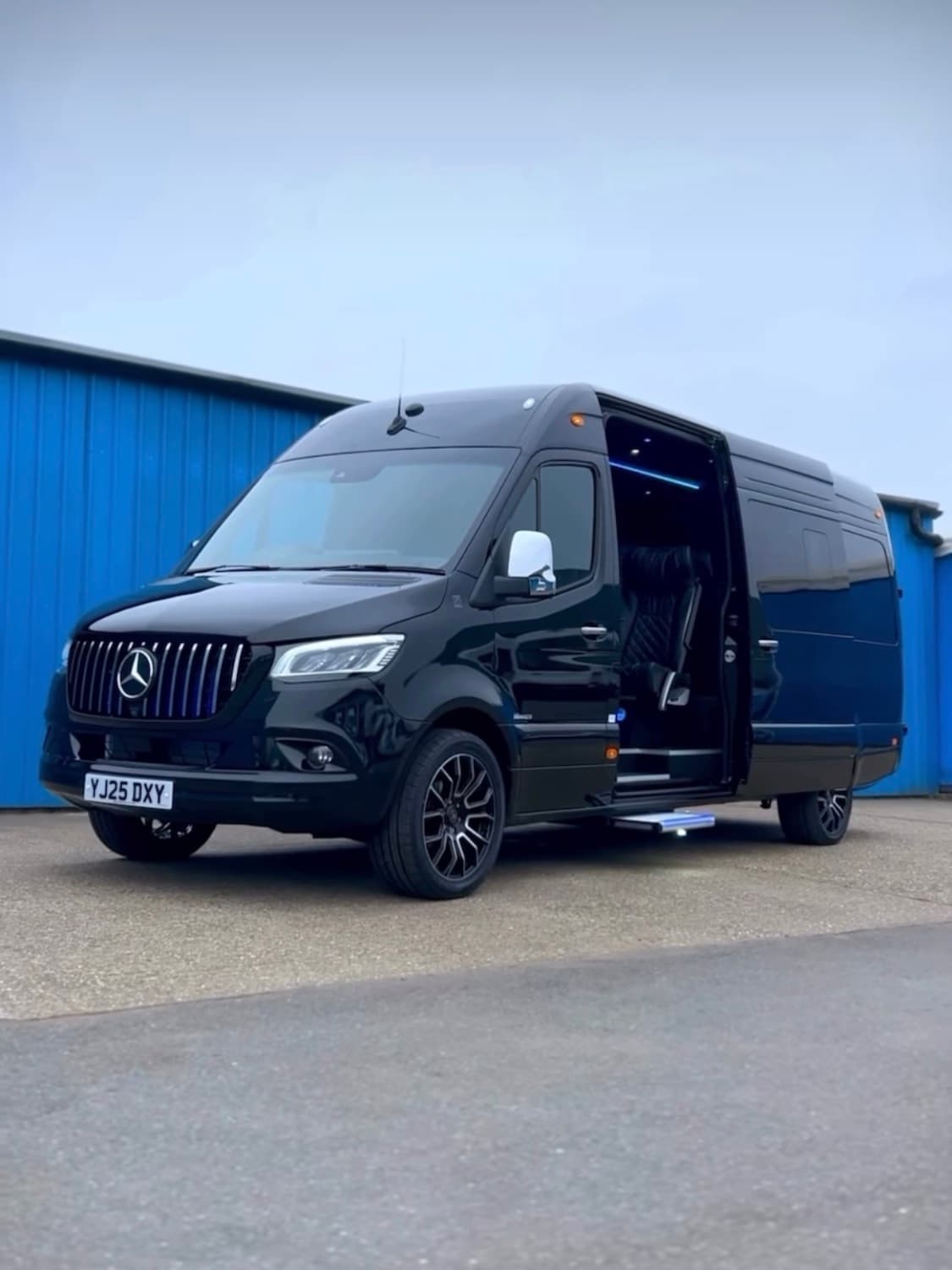 Mercedes Tour Sprinter chauffeur vehicle in Bristol